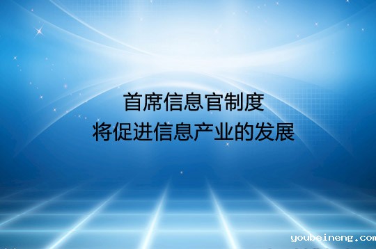 首席信息官（CIO）制度将促进信息产业的发展