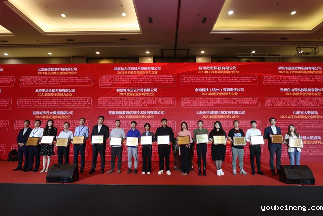 微宏科技荣获2021电子政务领域影响力企业奖